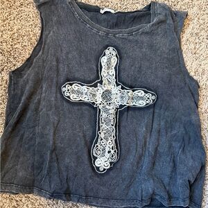 Mustard Seed Charcoal Top